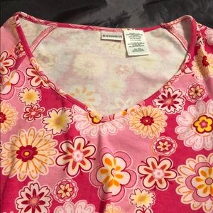 Pink Flowered blouse
